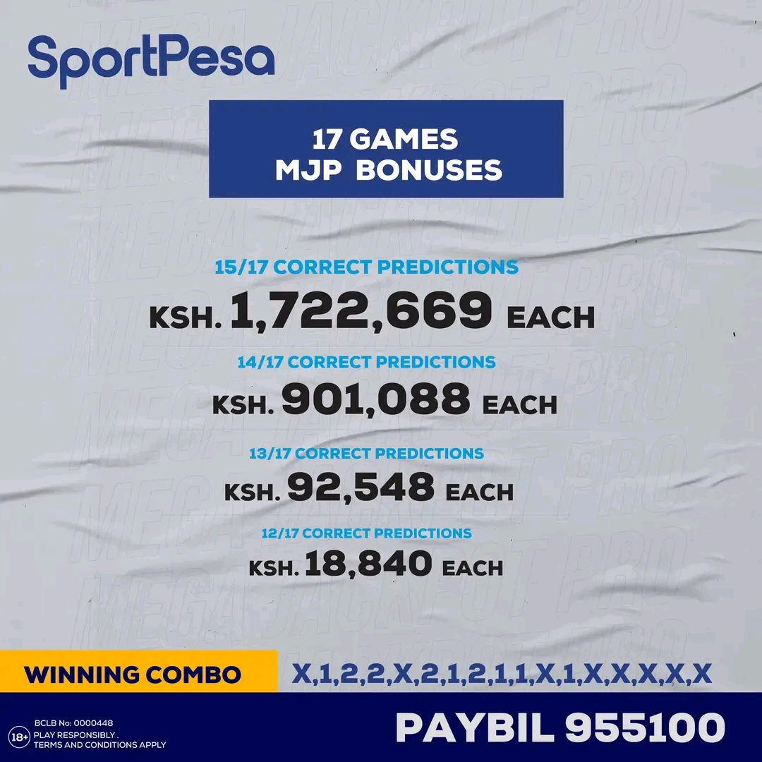 JACKPOT BONUSES » Today sure 10 winning prediction.