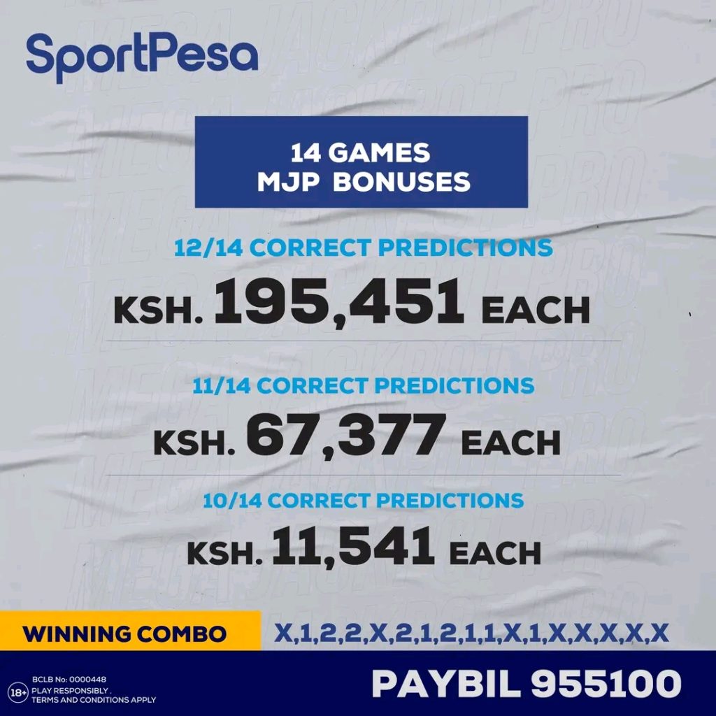 JACKPOT BONUSES » Today sure 10 winning prediction.